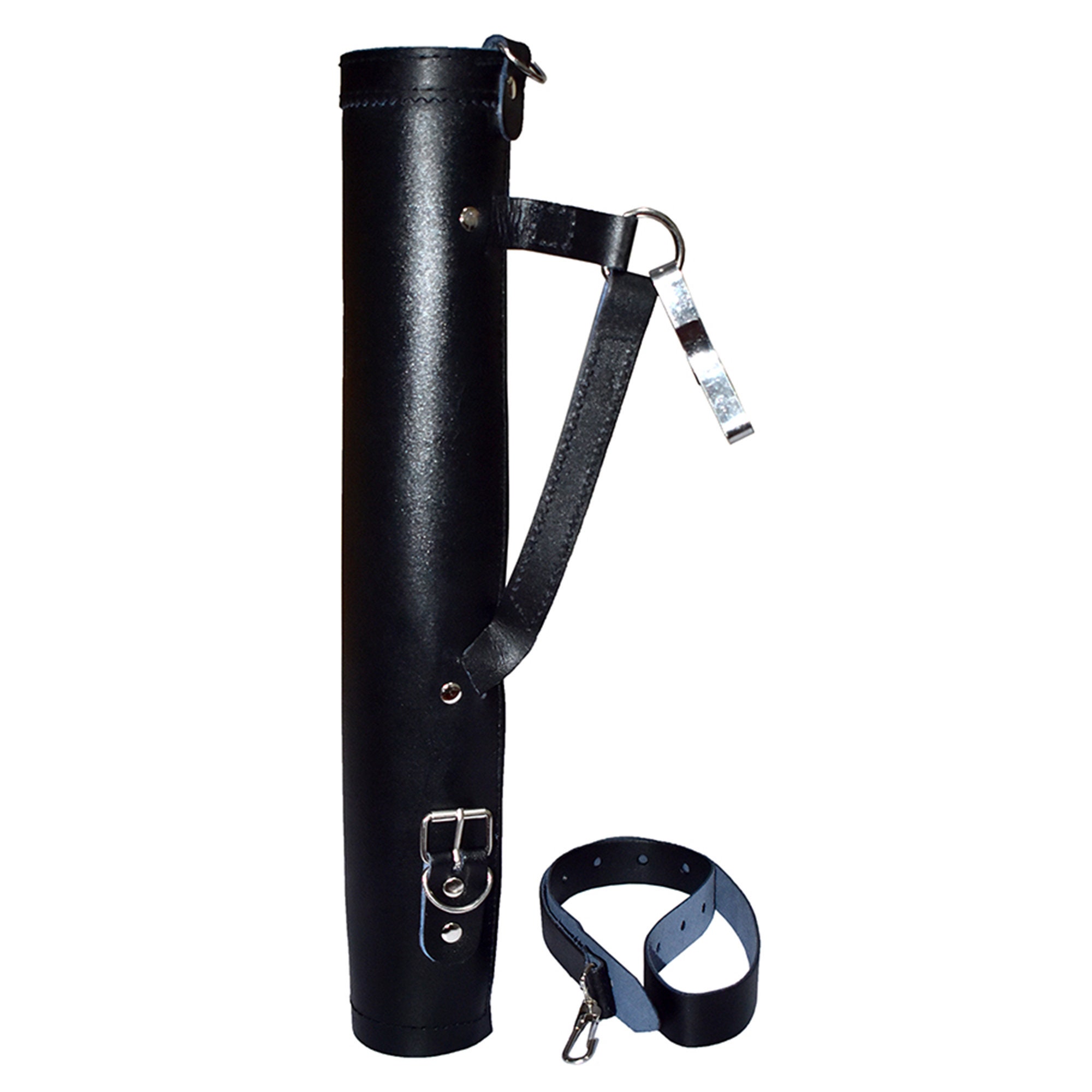 Arrow Quivers ,genuine Black Leather Phobia Arrow Holder for Rare