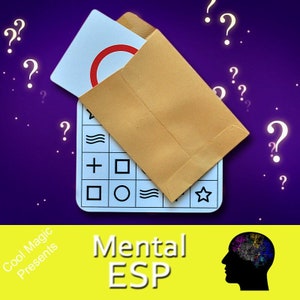 Mentalisme ESP Magic Trick Mentalism Prédiction Carte Gros Plan Facile Pas Cher