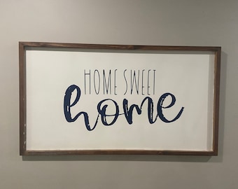 Home Sweet Home wall sign 20 X 36 inches