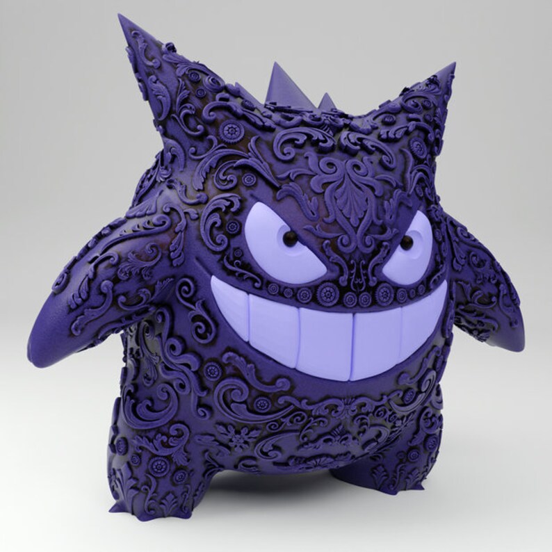 Ornamental Gengar Model 3D Printed Etsy