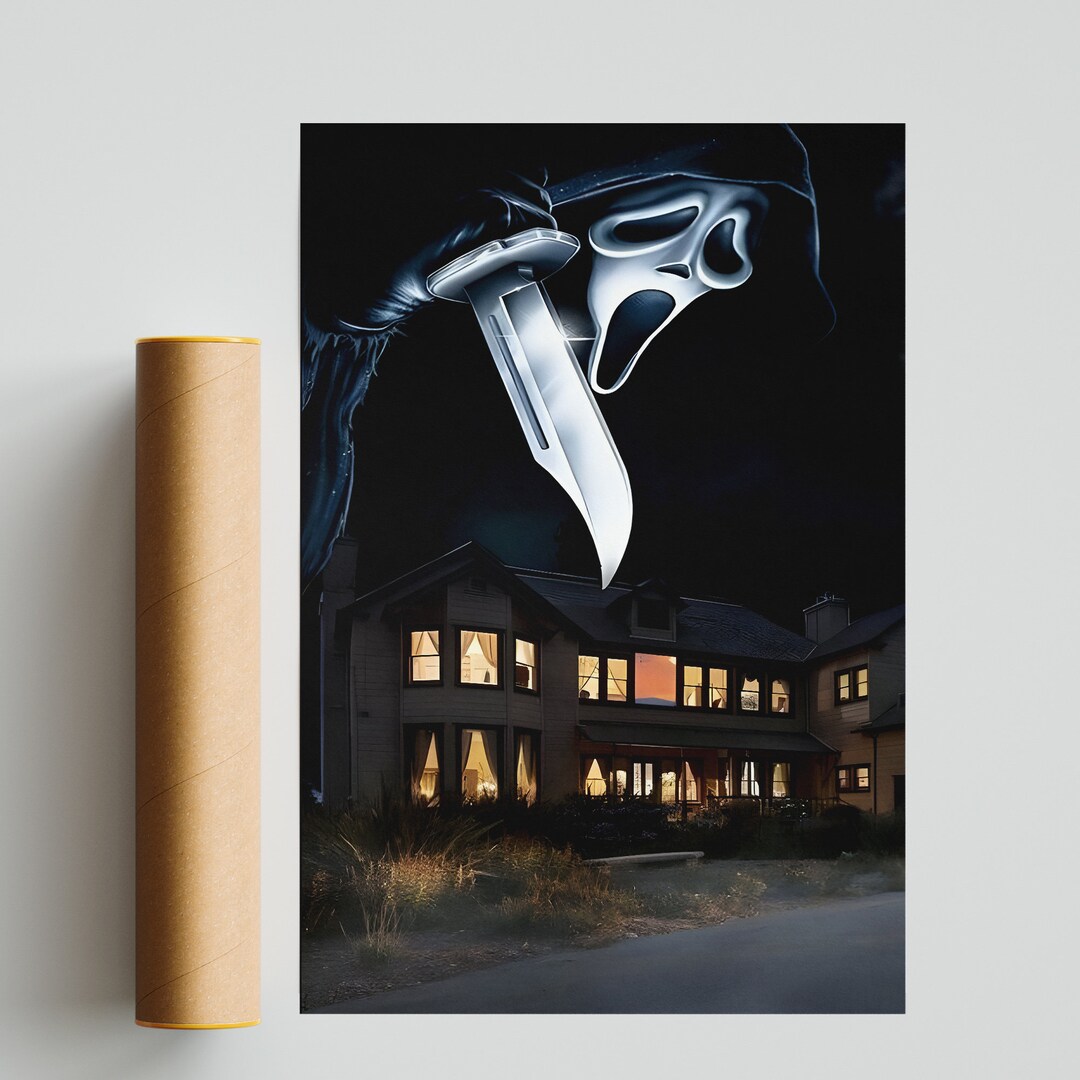 Scream Movie Bathroom Art Ghostface Halloween Horror Etsy