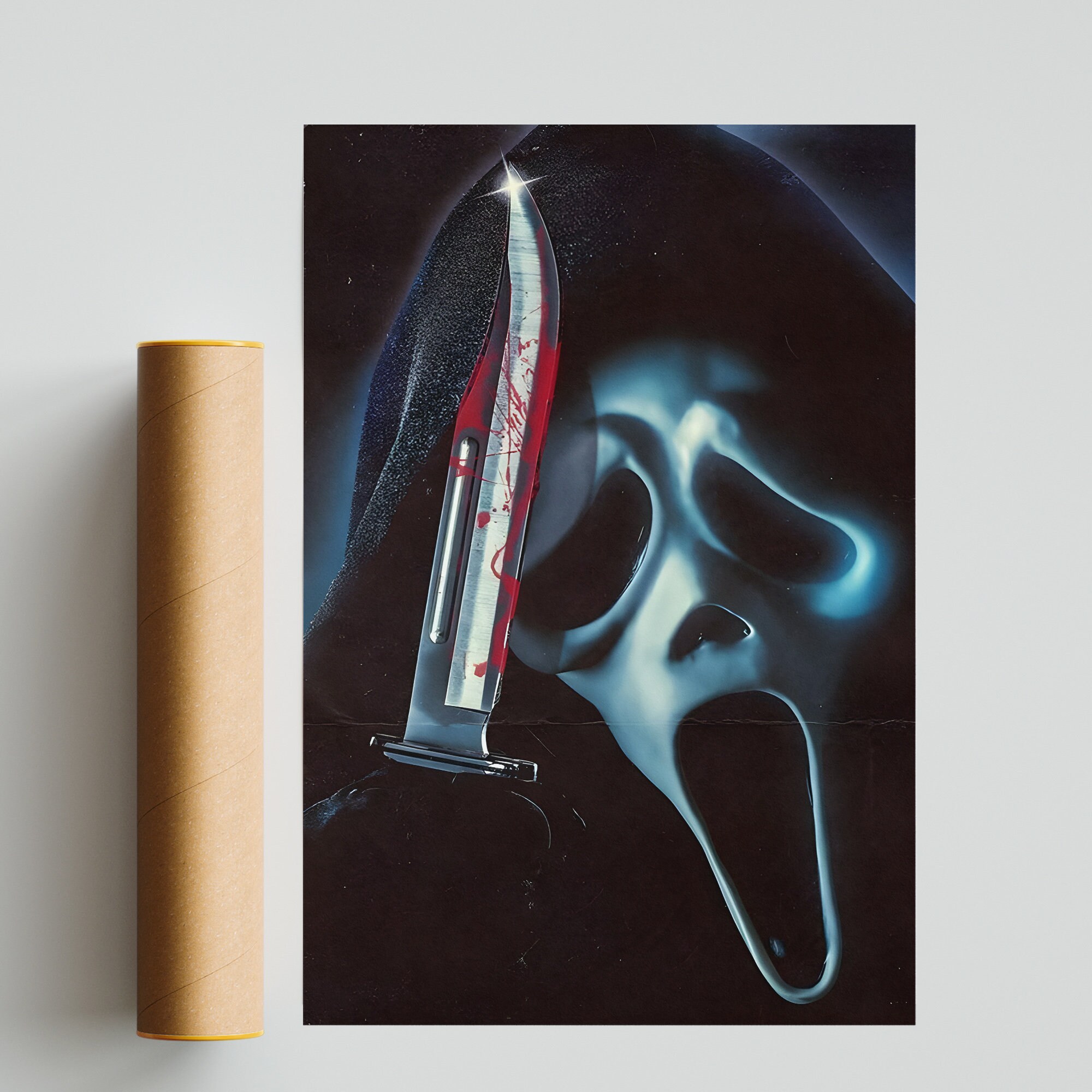 Scream Movie Bathroom Art Ghostface Halloween Horror Etsy