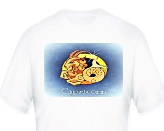 Zodiac Comfy Sleeper T Shirt Libra 100% Polyester with Horoscope Cartoon