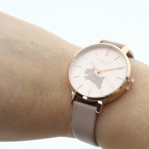 Radley Ladies Watch Rose Gold RY2778 Glitter Dog Dial  /Radley Watch