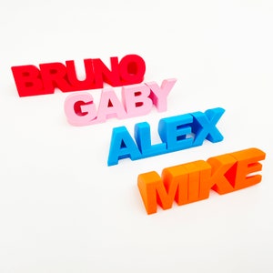 Custom Desk Name Plate School Office - 3D Printed Unique and Creative Gift, Work Gift