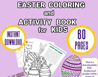 Fun Easter Colouring and Activity Book for Children