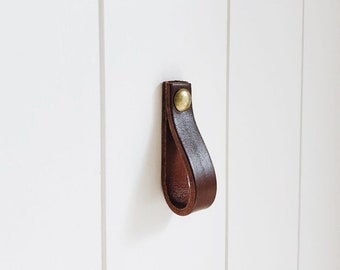 Leather handle | Chestnut