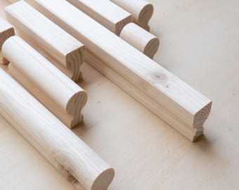 mangos de madera | pino - limitado