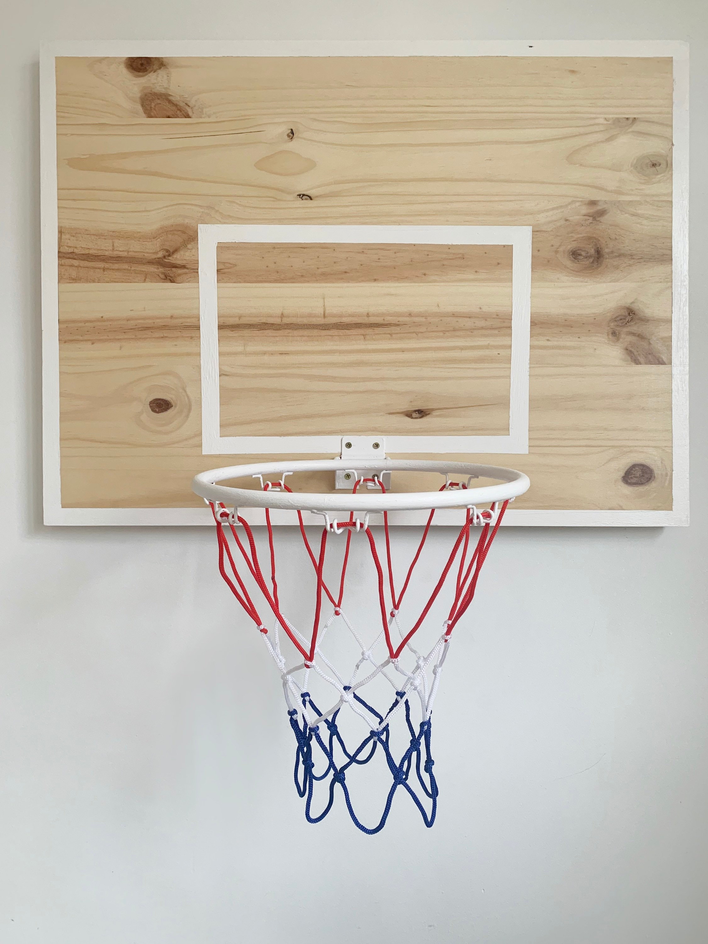 Over-the-Door Basketball Hoop with Wood Backboard – A Pretty Happy Home