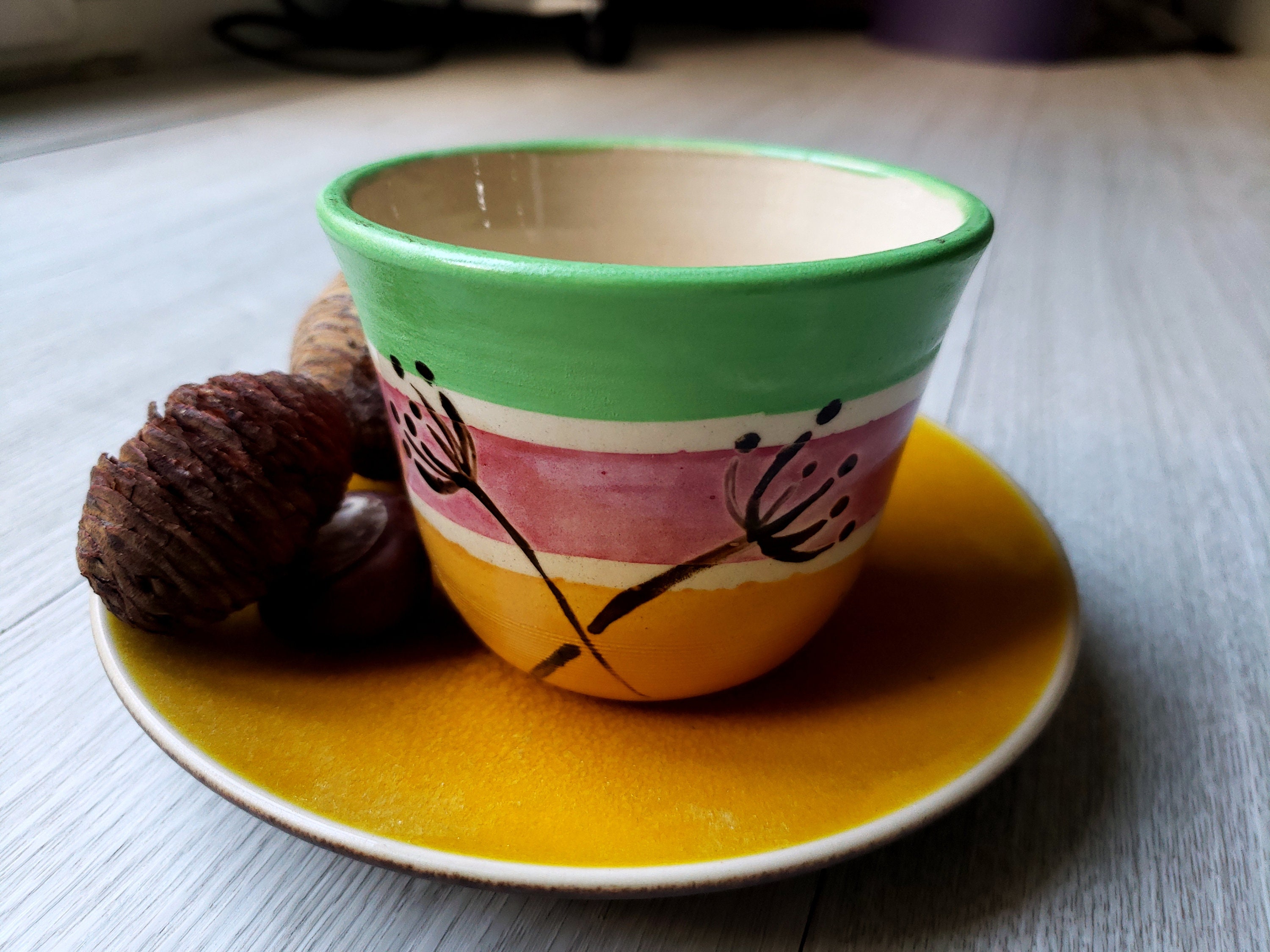 Tasse à Café en Céramique Faite Main Artisanal - Pièce Unique