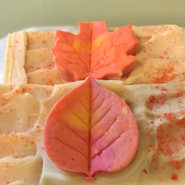 Autumn Leaves Soap, fall soap,