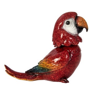 Red Macaw Parrot with Moving Head