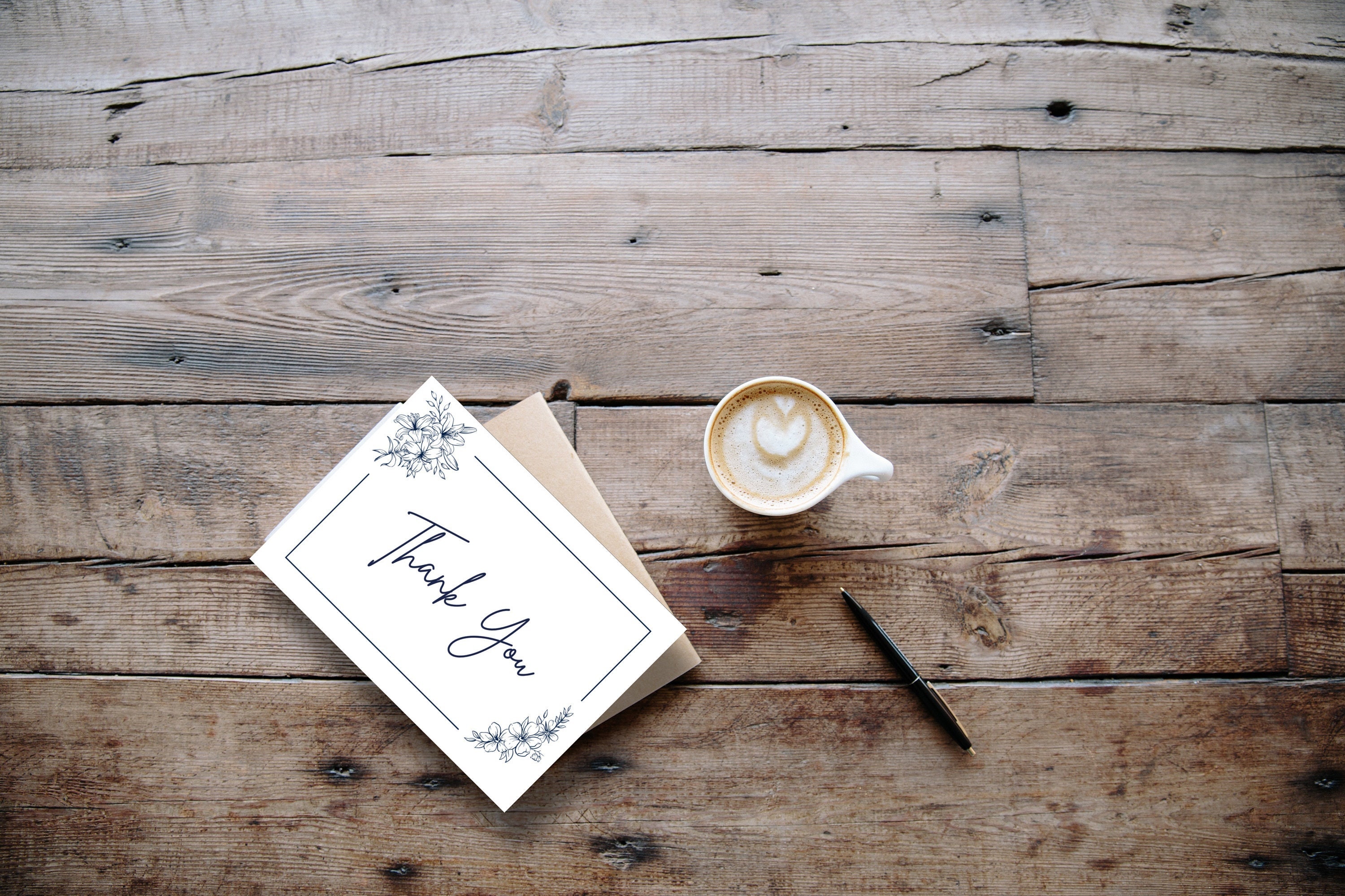 Thank You Card Digital Download Card Instant Download Card Thank You ...