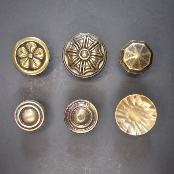 Vintage Drawer Pull Knob, You Pick One, Cabinet Hardware, Replacement or Arts & Crafts Sold Individually