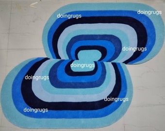 Irregular shape handtufted rug, modern abstract soft wool area rug for living room, bedroom,hall kitchen,dining,office and other home spaces