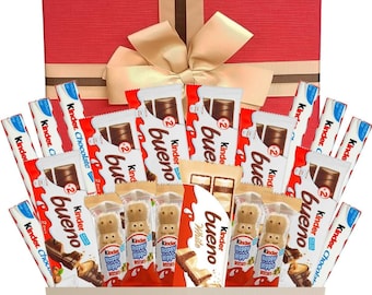 Kinder Chocolate Gift Box - Bueno Happy Hippo and More | Perfect Gift Hamper For All Occassions