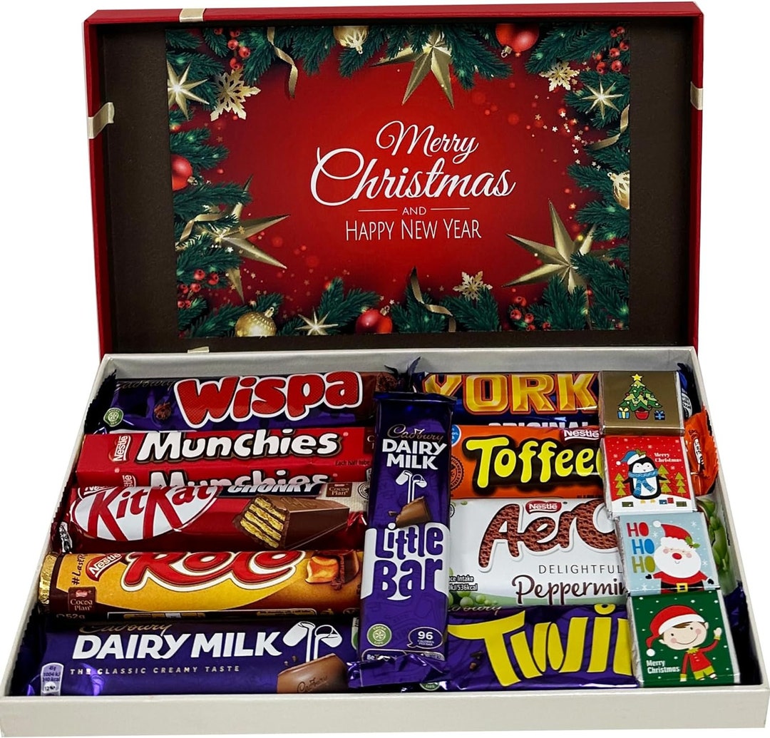 Chocolate Gift Box Christmas Treat Box Includes Cadbury Dairy Milk