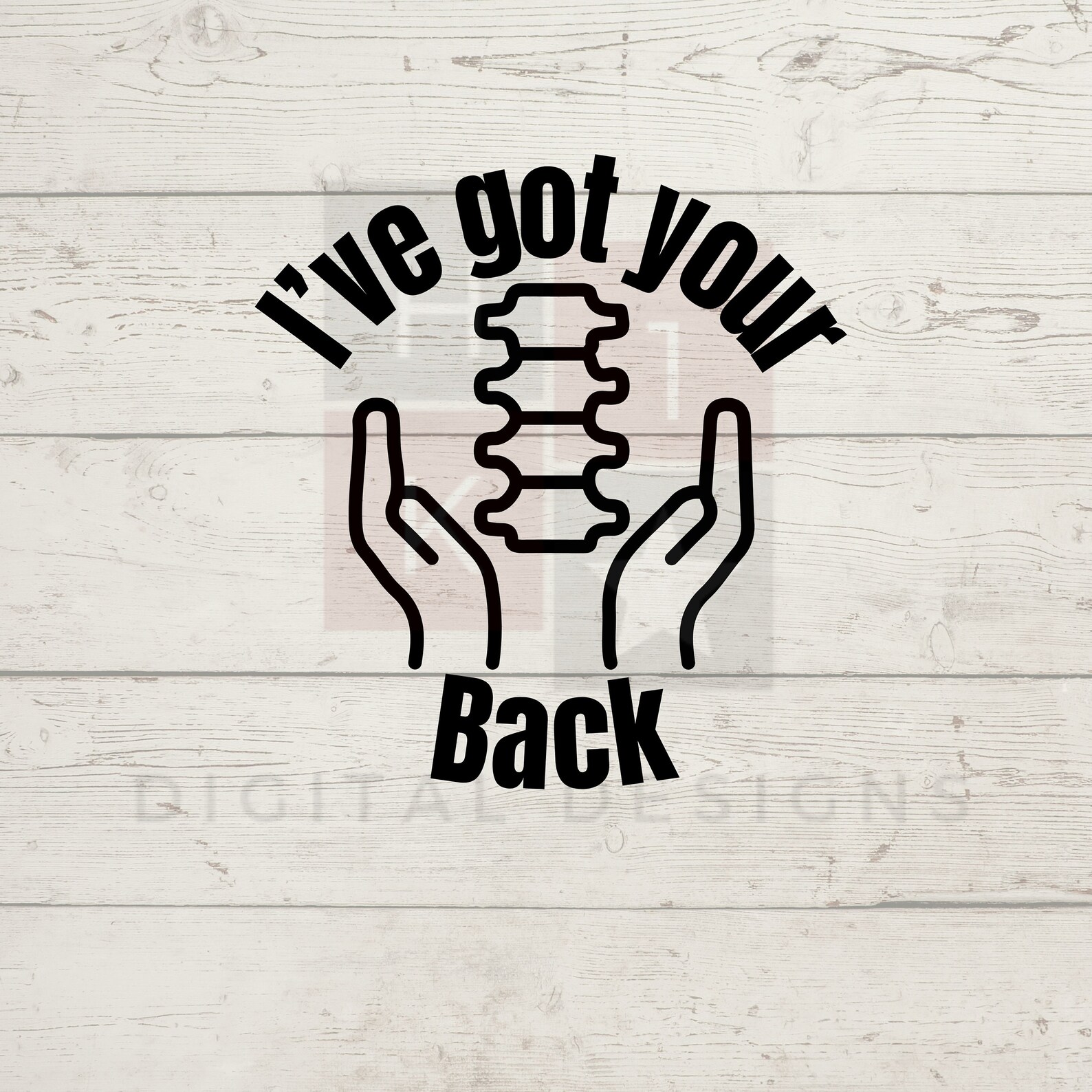 I’ve Got Your Back SVG Image Files Anatomy Pun. Includes | Etsy