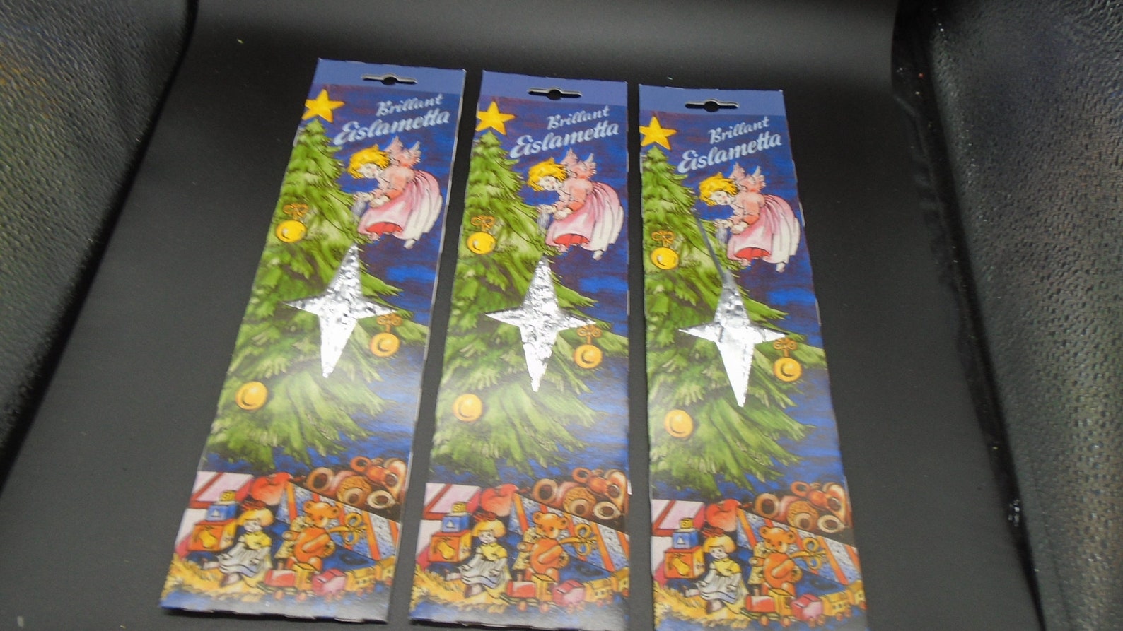 3 Packs of Alunimum Brillaint Lametta Silver Metal Tinsel/ Icicles for Decorating 60 strands lot # A3