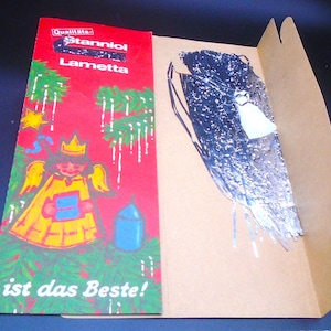 Stanniol Lametta Genuine LEAD Metal Tinsel/ Icicles for Decorating from Germany 75-100 Strands
