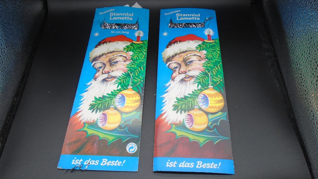 Vintage Original Lead Tinsel Stanniol Lametta Metal Tinsel/ Etsy