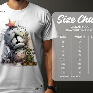 Camiseta de cactus, camiseta de cactus de dibujos animados, diseño divertido de cactus, camiseta de planta del desierto adorable, camiseta con personaje peculiar, camiseta con estampado del Reino Unido