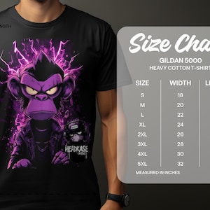 Street Art T-shirt, Graffiti Monkey Tee, Urban Wear Gift, Streetwear T-Shirt, Cool Mens T-shirt, Womens Tee, Unisex T-Shirt, S to 5XL