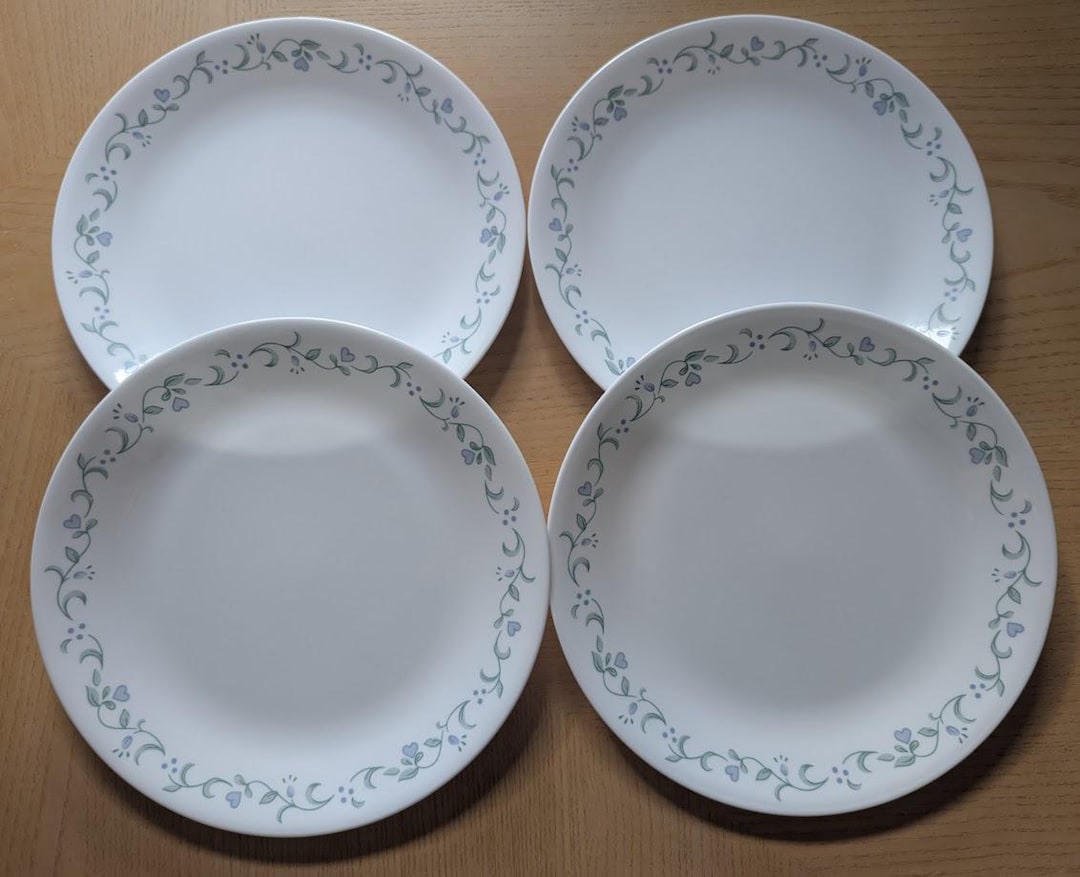 Corelle Dinnerware. Country Cottage Pattern. Dinner Plates 10 1/4 ...