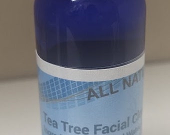 All Natural Tea Tree Facial Cleanser & Toner - Make Up Remover. This Will make your Skin Feel Amazing! Cleans and Moisturizes!