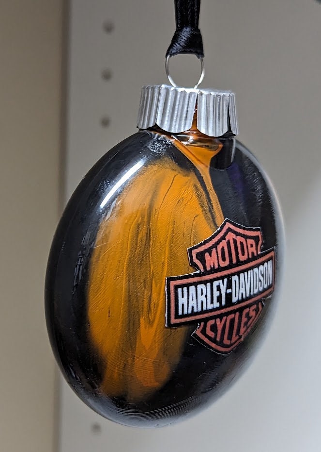 Hand Made Harley Davidson Ornament Etsy