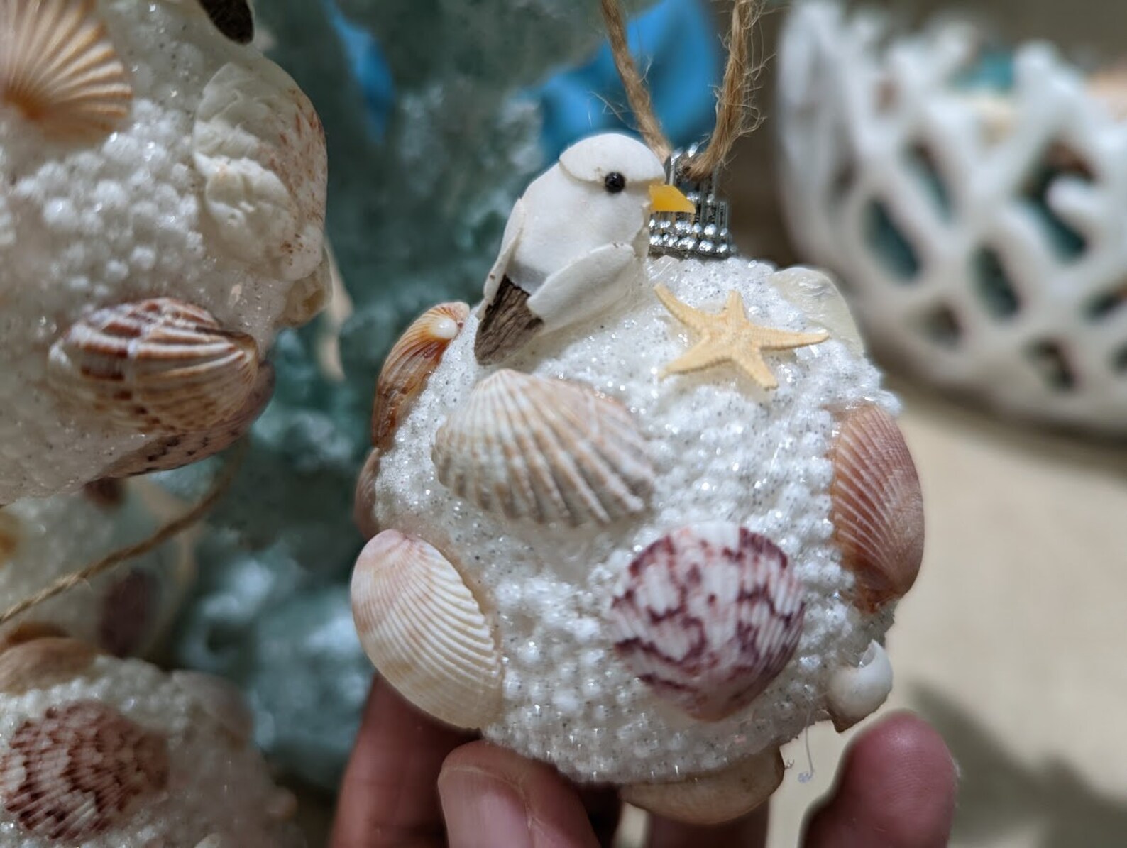 Nautical Sea Shell Ornaments - Etsy