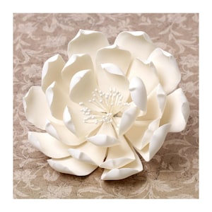 Dahlia Sugar Flower Cake Topper | Gum Paste Flowers for Cake Decorating Wedding Cakes, Birthday Cake, and Anniversary Cakes