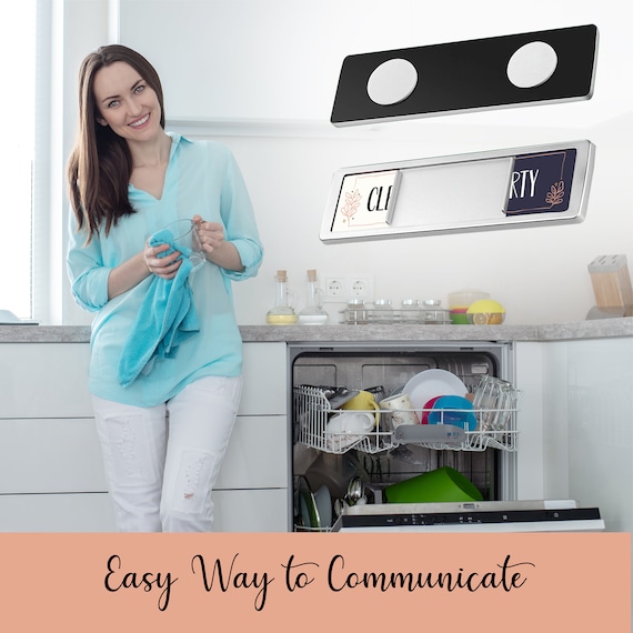 Dishwasher Magnet, Clean Dirty Sign Indicator For Dishwasher Easy