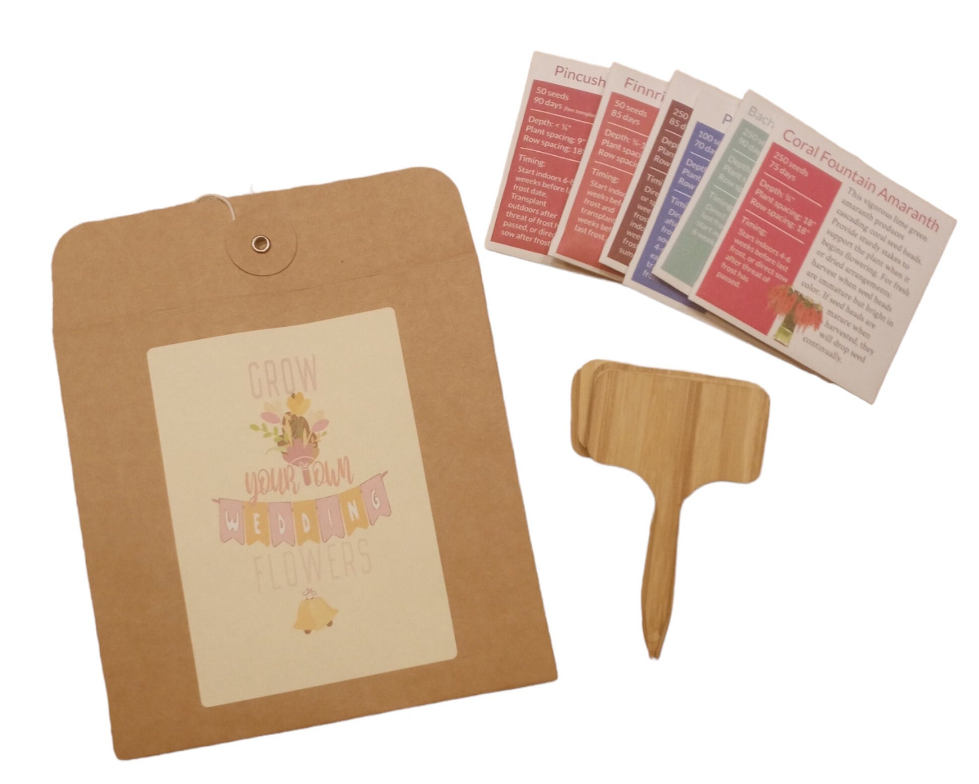 Grow Your Own Wedding Flowers Seed Kit Etsy