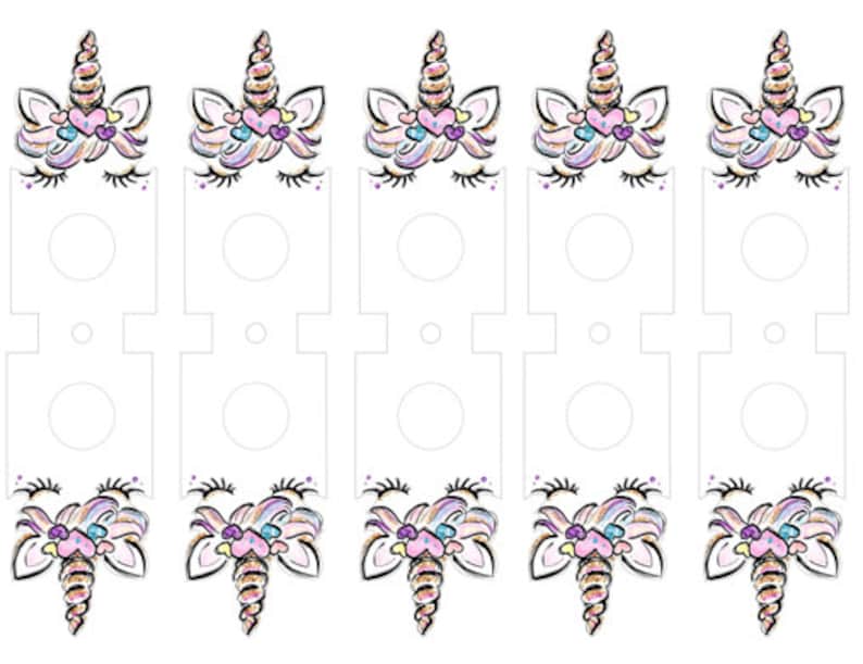 Unicorn Lollipop Holder Party Favors - Etsy