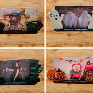 Halloween Picture Frames | Halloween Decor for home | Indoor Halloween Decor | Pumpkin  and Ghost Picture Frame || Fall home Decor