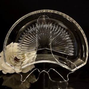 Val Saint Lambert Crystal Salad Plate