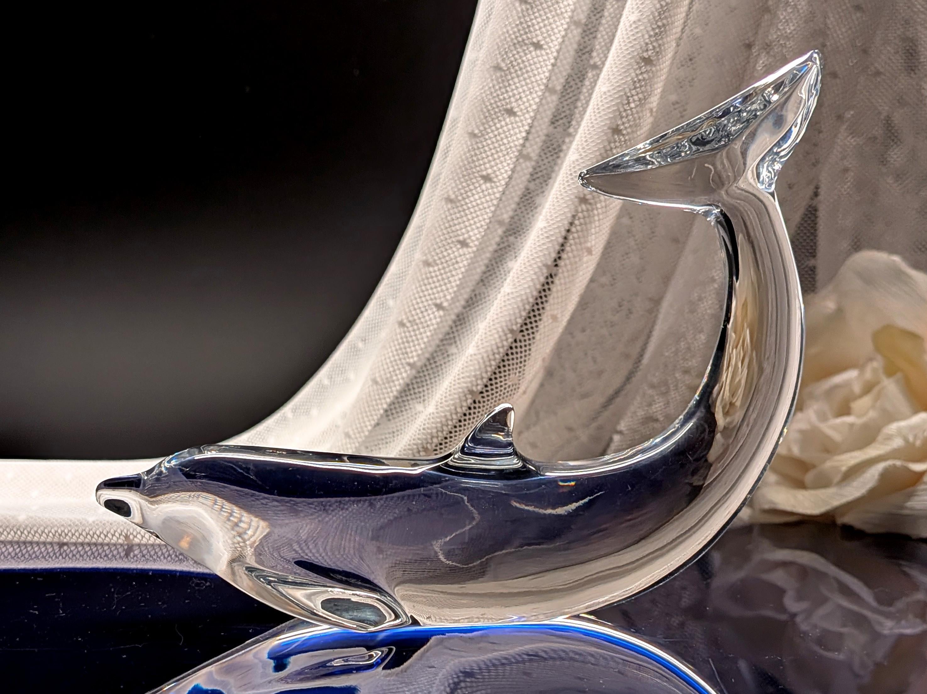 Baccarat Crystal Dolphin - Etsy