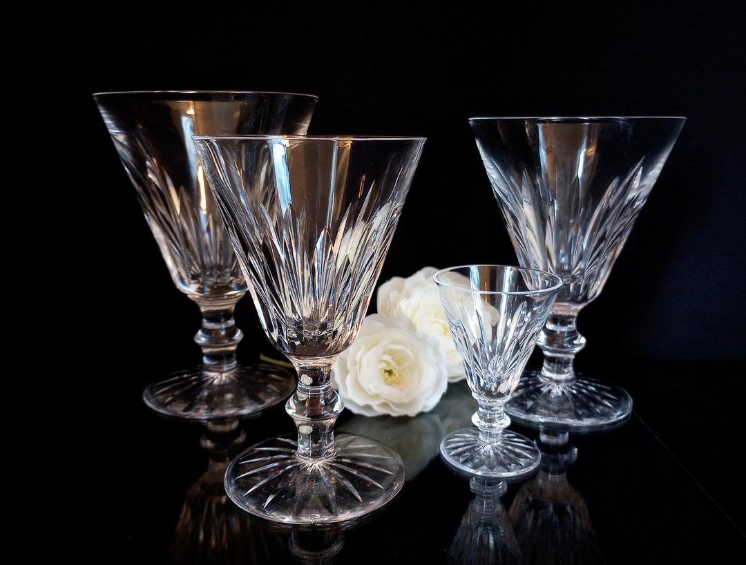 Waterford Crystal Eileen Water Goblet Claret Wine Glass Etsy