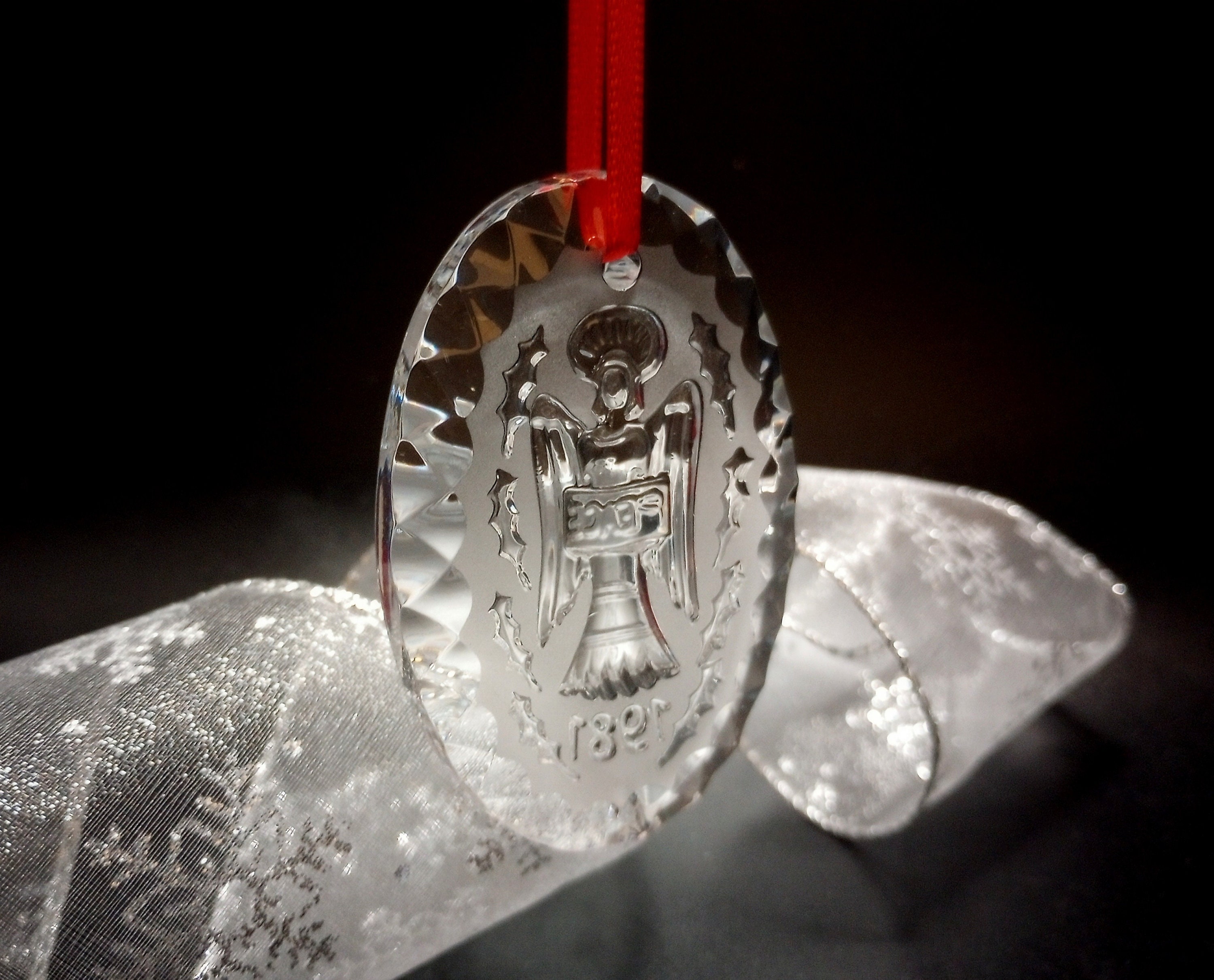 Waterford Crystal Peace Angel Christmas Ornament, Annual Ornament ...