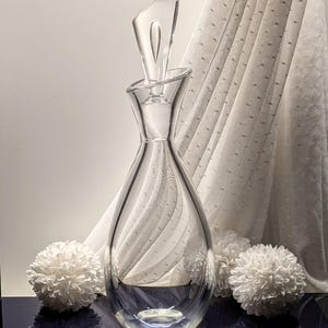 Steuben Crystal Cordial Decanter, #8043, Donald Pollard Design, 1953
