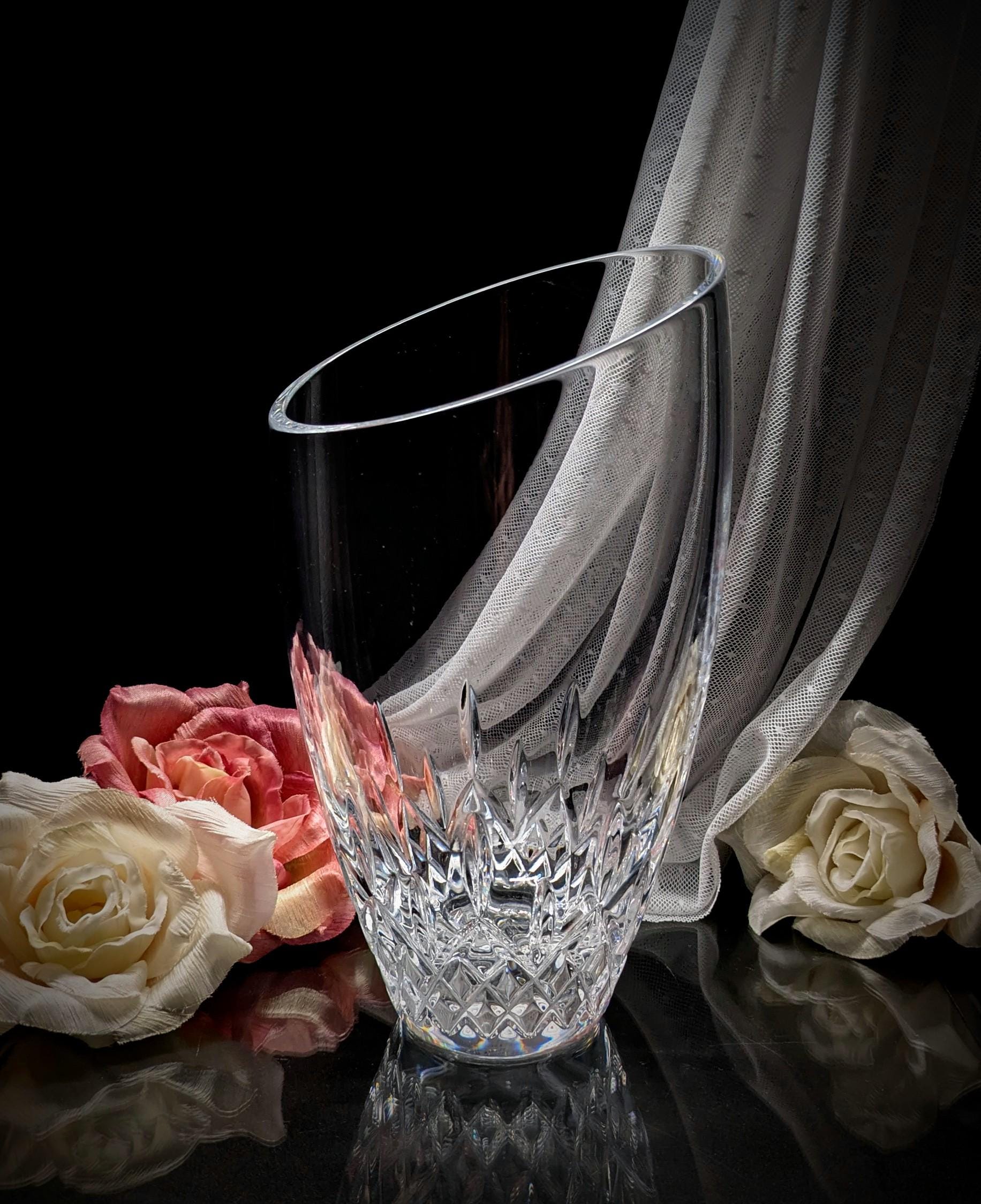 Crystal Vase 9 Inch Waterford - Etsy