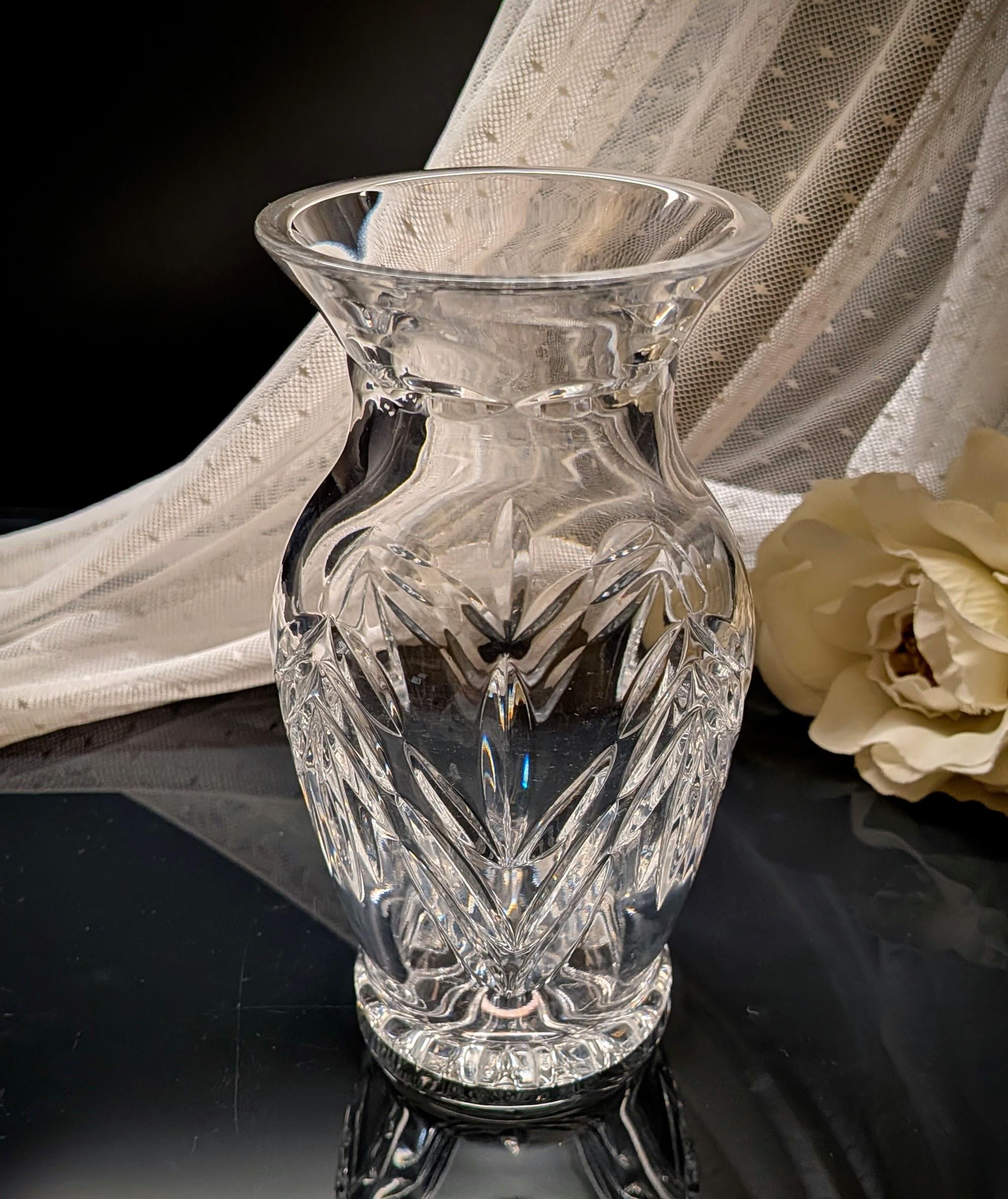 Waterford 14 in Crystal Vase - Etsy