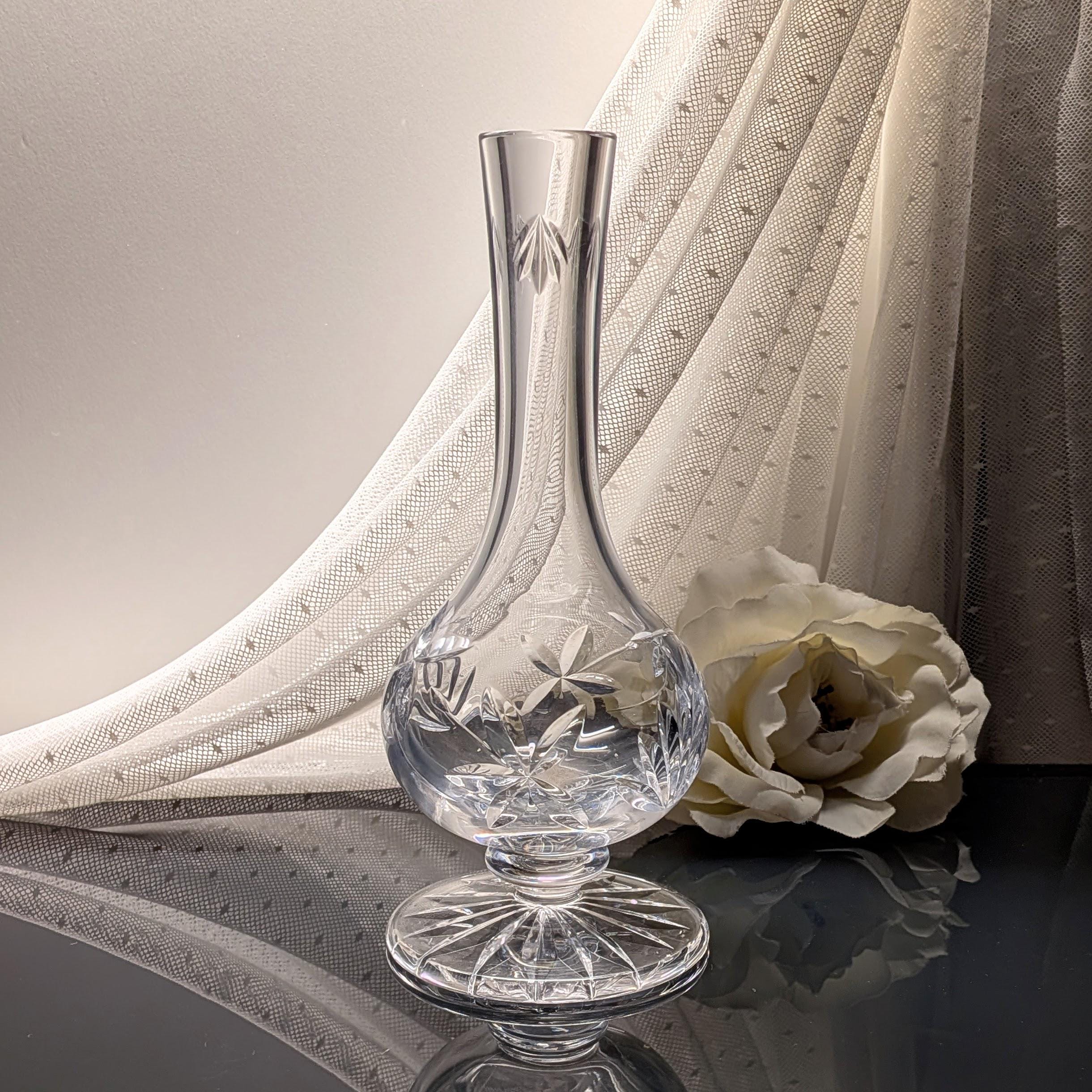 Waterford 14 in Crystal Vase - Etsy