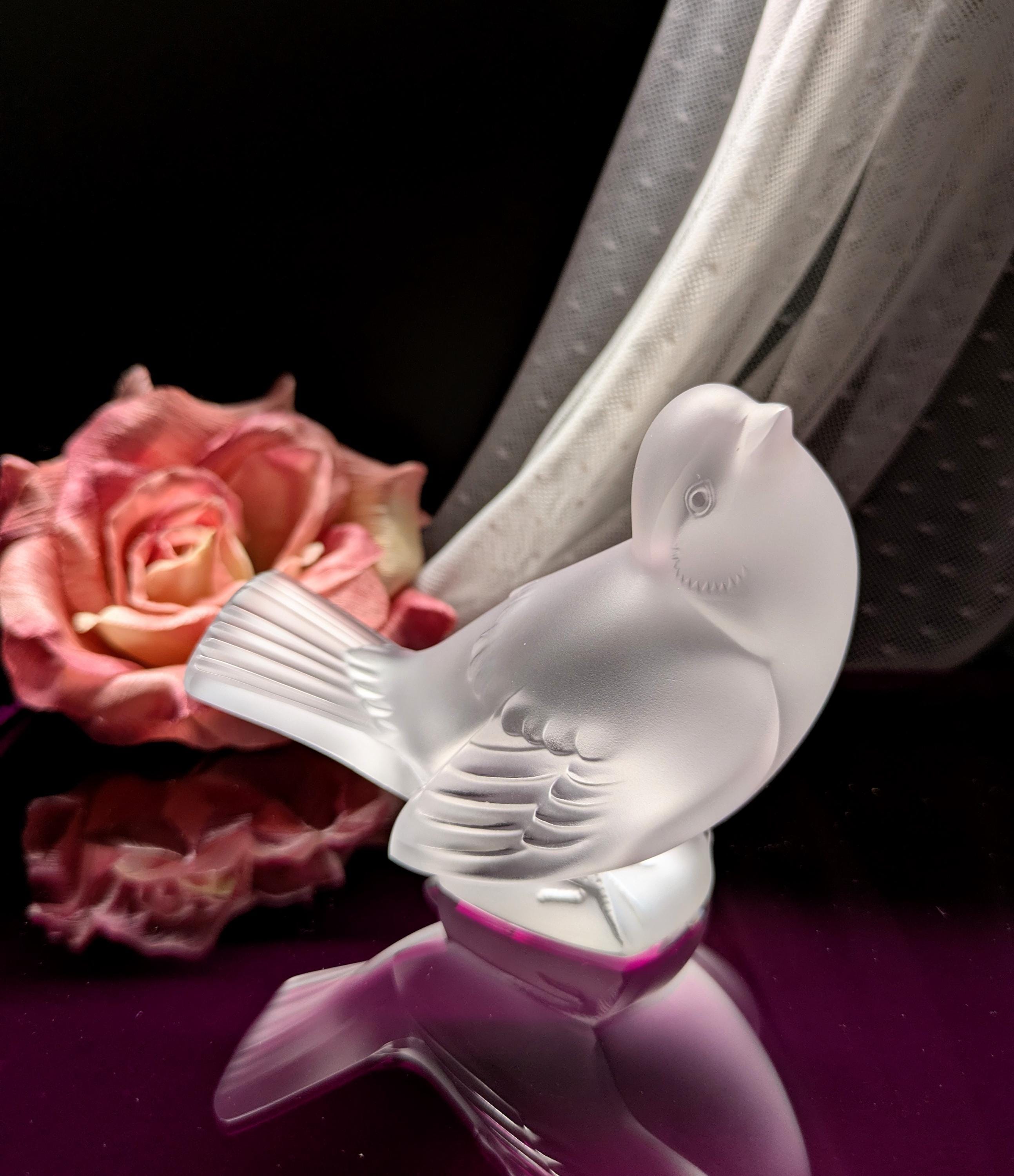 Lalique Crystal Bird - Etsy