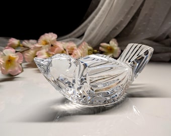 Waterford Crystal Songbird Figurine/Paperweight