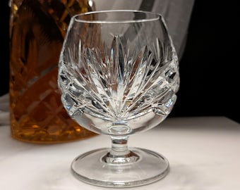 Gorham Crystal Cherrywood Clear 4-1/4-Inch Brandy Glass, 4 Available