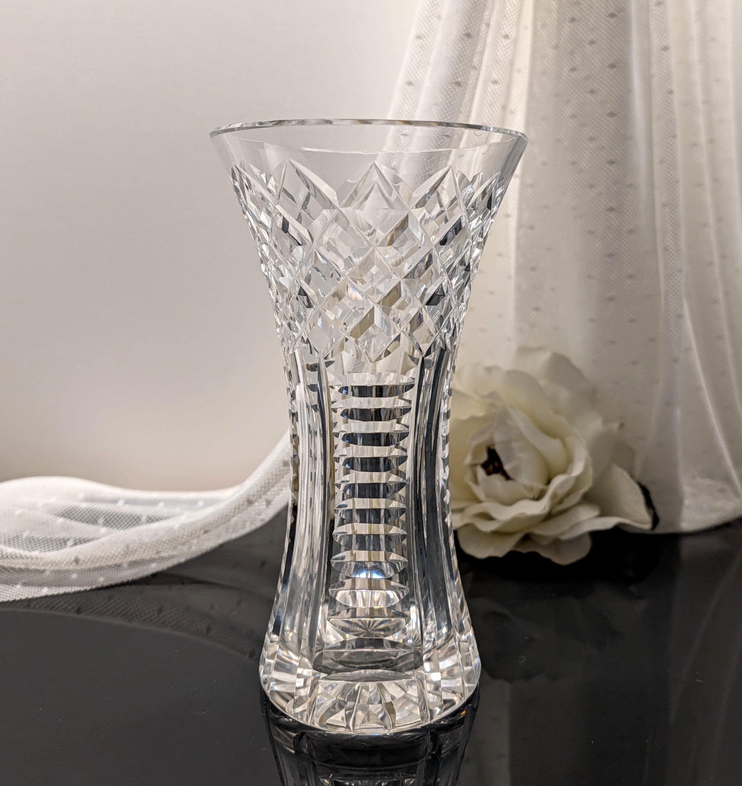 Waterford Crystal 14 Inch Vase - Etsy