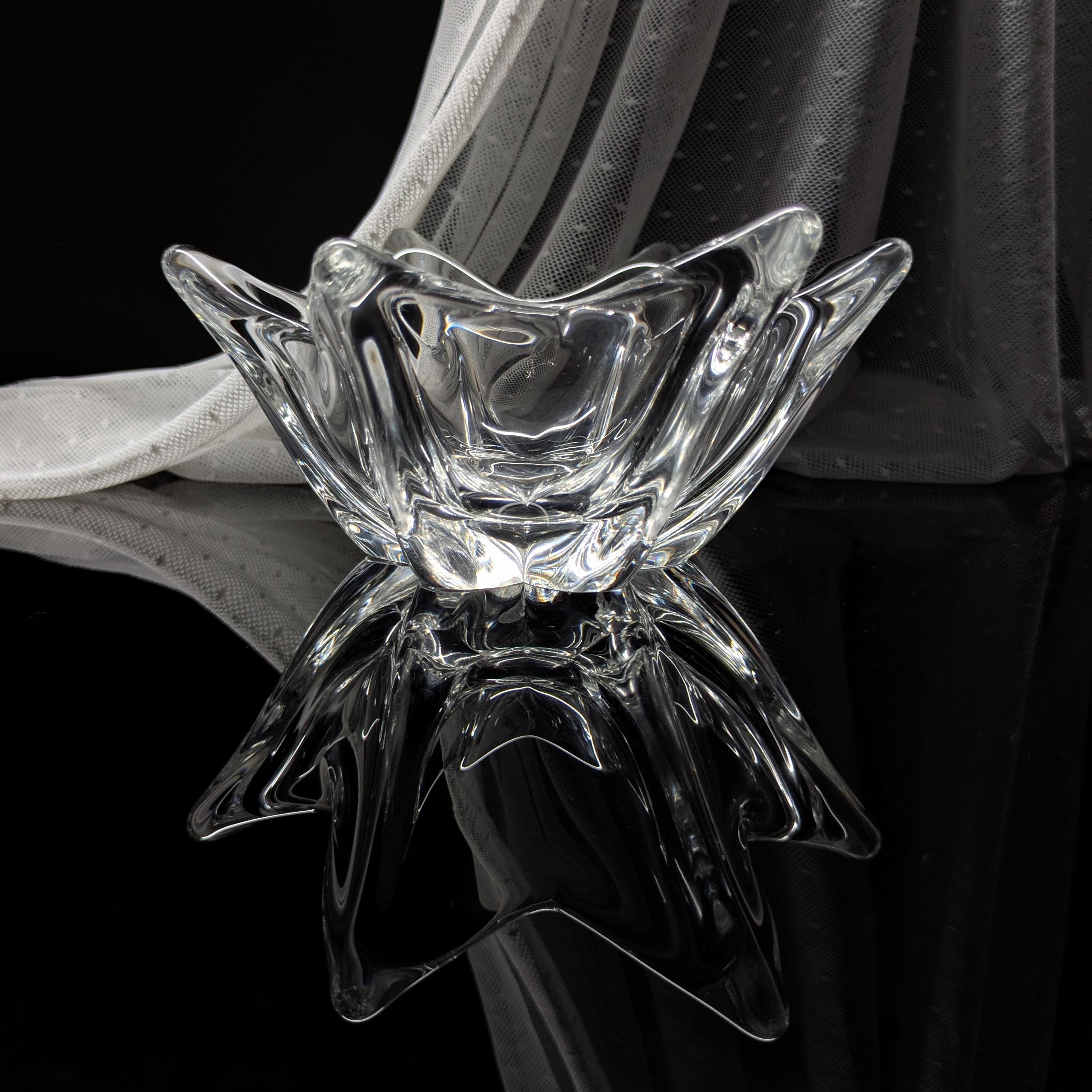 Daum Crystal Bowl - Etsy