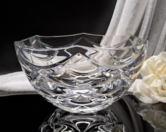 Fabergé Crystal Pine Cone 7-Inch Bowl, Giftware Collection